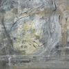 Abstract wall art using mixed media on watercolour paper.